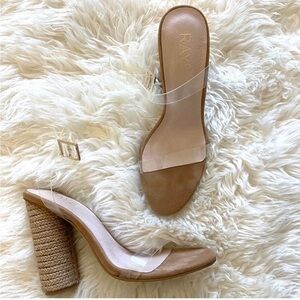 Raye the label Clear strap  sandal heels